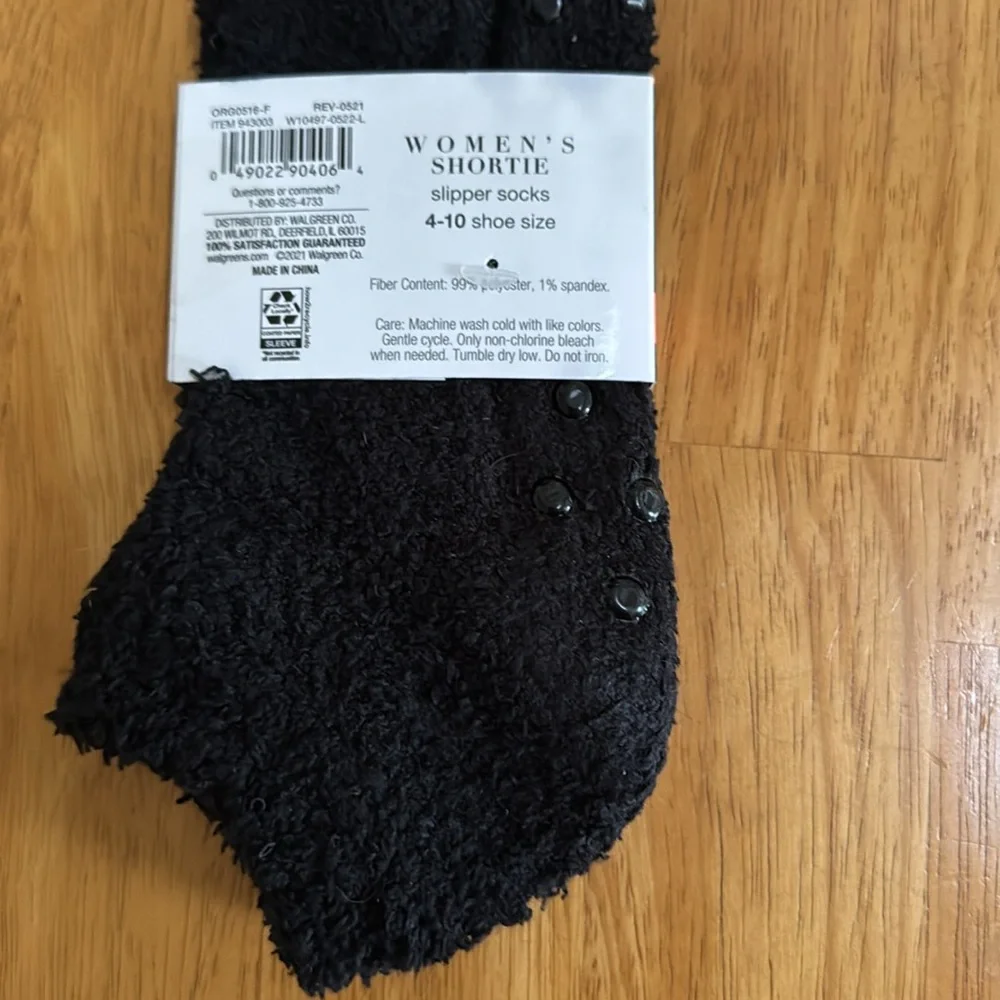 NWT West Loop Gripper Slipper Socks Women Shoe Sz 4-10 1 pr Grip Dots
